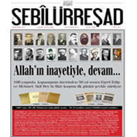 Sebilürreşad Sayı 1008 - Ağustos 2016