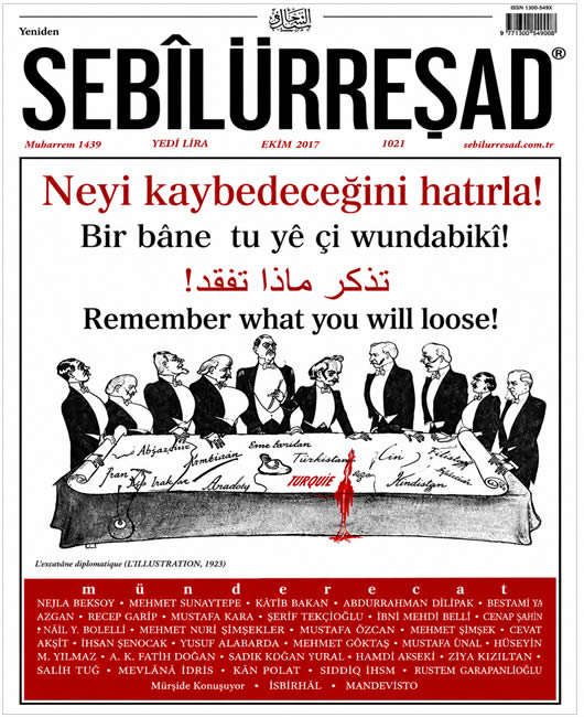 Sebilürreşad Sayı 1021 - Ekim 2017