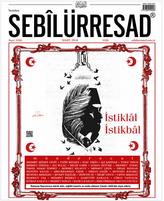 Sebilürreşad Sayı 1026 - Mart 2018