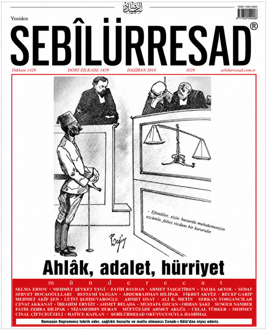Sebilürreşad Sayı 1029 - Haziran 2018