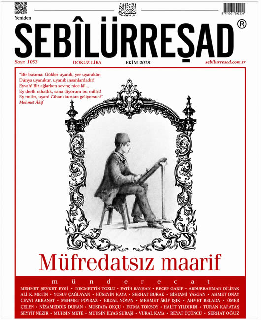 Sebilürreşad Sayı 1033 - Ekim 2018