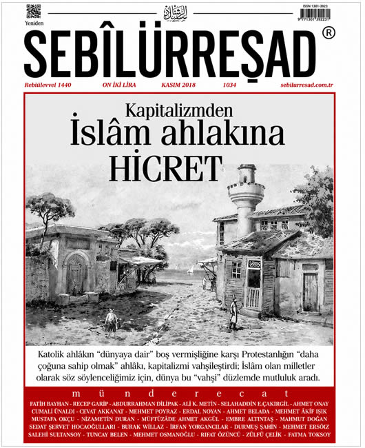 Sebilürreşad Sayı 1034 - Kasım 2018