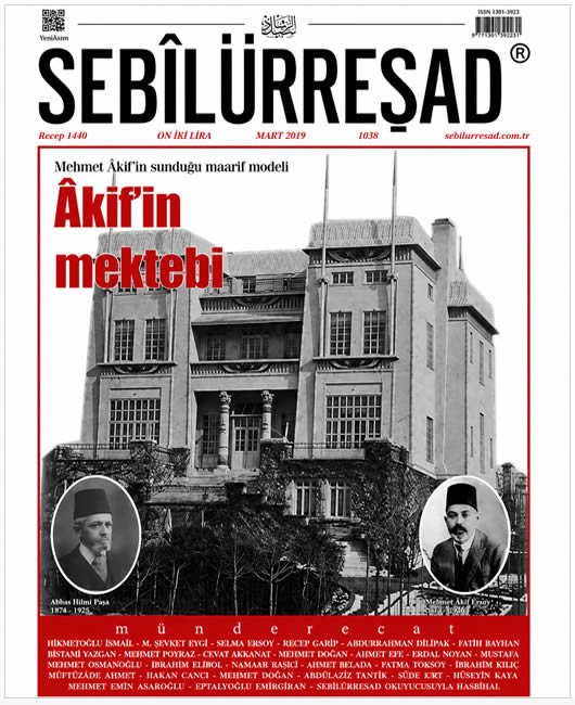 Sebilürreşad Sayı 1038 - Mart 2019