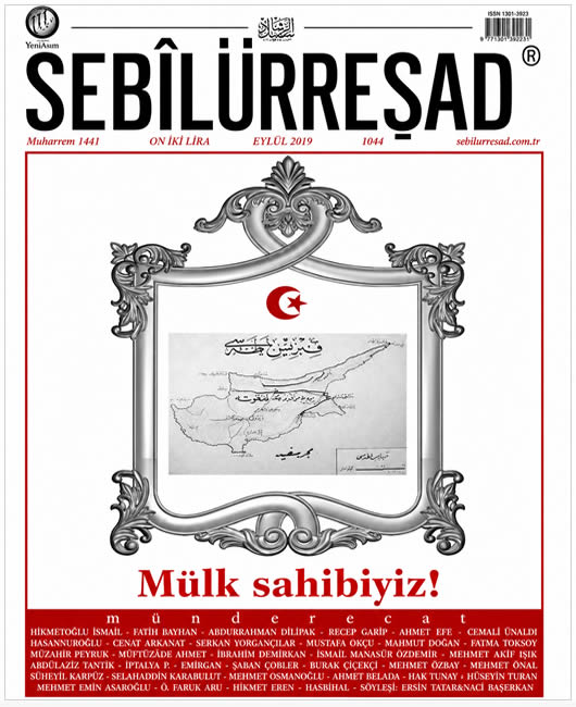 Sebilürreşad Sayı 1044 - Eylül 2019