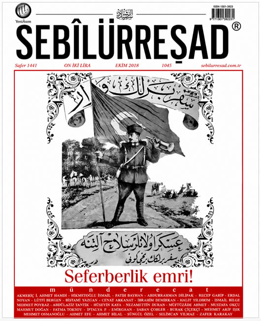 Sebilürreşad Sayı 1045 - Ekim 2018