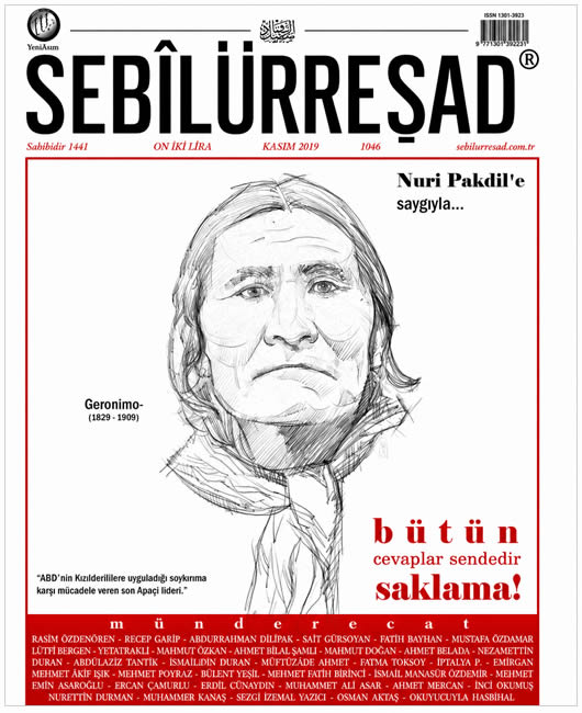 Sebilürreşad Sayı 1046 - Kasım 2019