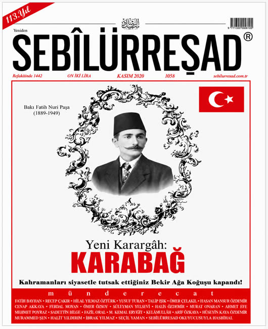 Sebilürreşad Sayı 1058 - Kasım 2020