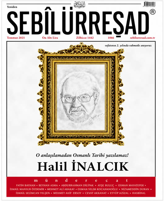 Sebilürreşad Sayı 1066 - Temmuz 2021