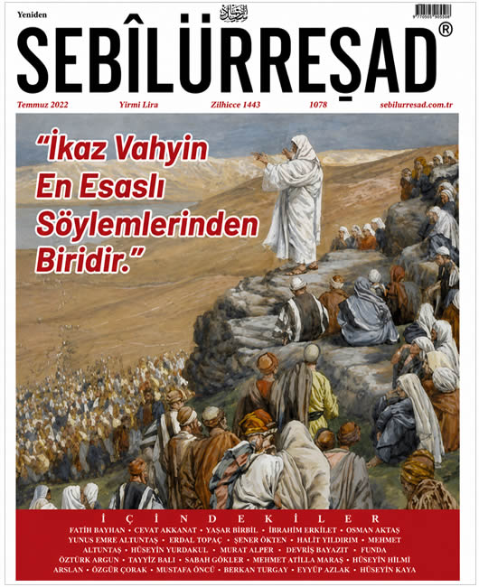 Sebilürreşad Sayı 1078 - Temmuz 2022