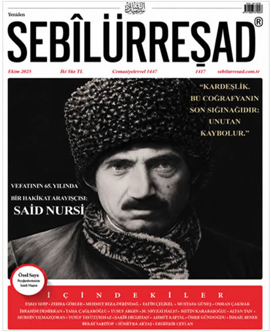 Sebilürreşad Sayı 1117 - Ekim 2025
